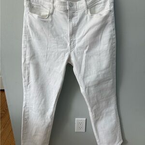 MOTHER mid rise ankle jean